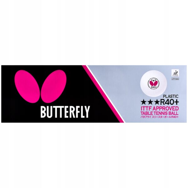 PIŁECZKI do TENISA STOŁOWEGO ping ponga BUTTERFLY 3* 12 szt. profesjonalne