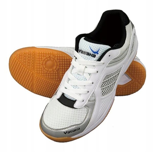 BUTY halowe DO TENISA STOŁOWEGO PING PONGA białe rozmiar 40 YASAKA IMPACT