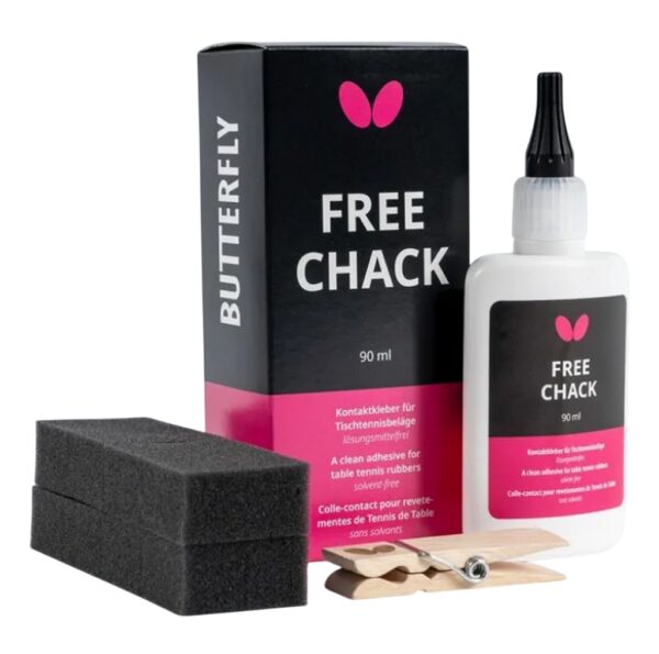 Klej do okładzin rakietek do TENISA STOŁOWEGO Butterfly Free Chack 90 ml