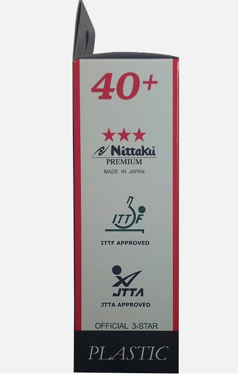 PIŁECZKI DO TENISA STOŁOWEGO turniejowe ligowe 3 szt. NITTAKU PREMIUM ***
