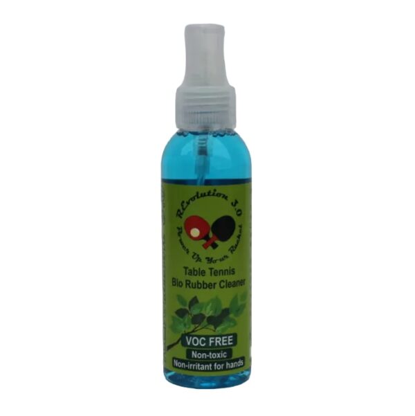 ZESTAW PŁYN do CZYSZCZENIA gum RAKIETEK do TENISA STOŁOWEGO 125 ml + GĄBKA