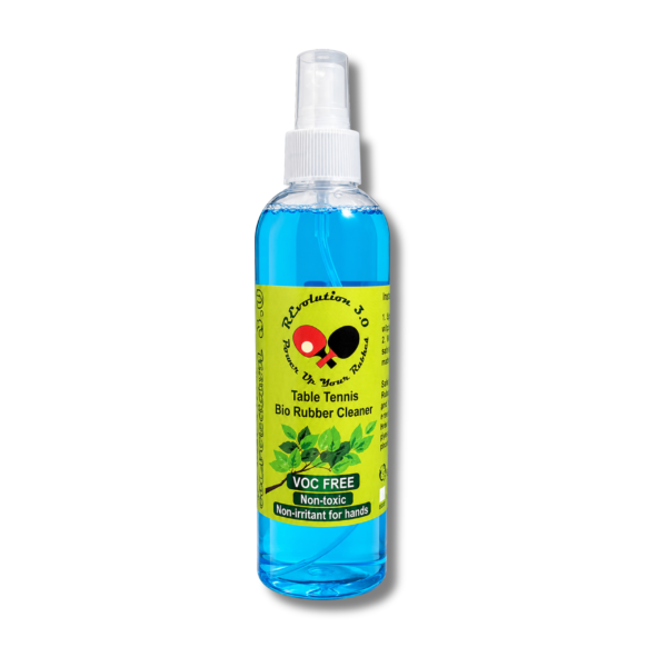 ŚRODEK DO CZYSZCZENIA GUMY RAKIETKI DO TENISA STOŁOWEGO 250ml REVOLUTION
