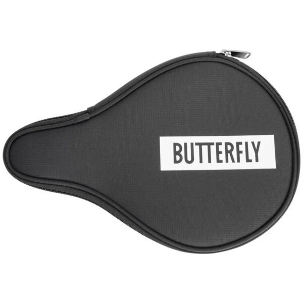 Pokrowiec na RAKIETKĘ paletkę Butterfly Logo Case Round czarny ping pong