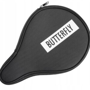 Pokrowiec na RAKIETKĘ paletkę Butterfly Logo Case Round czarny ping pong