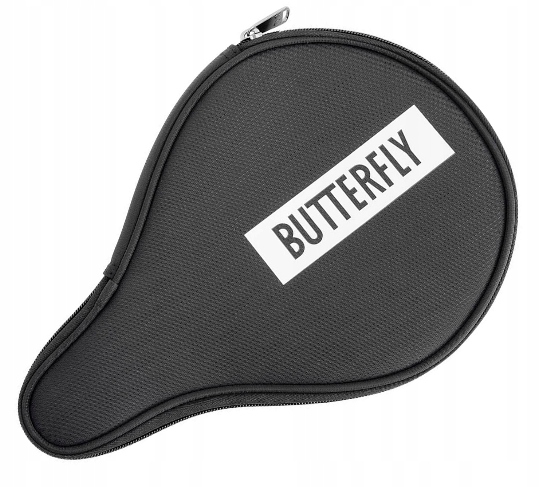 Pokrowiec na RAKIETKĘ paletkę Butterfly Logo Case Round czarny ping pong