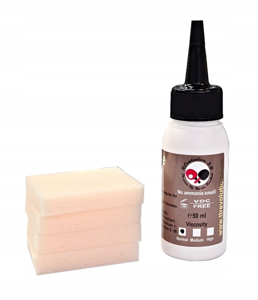 KLEJ do OKŁADZIN TENISA STOŁOWEGO ping ponga do RAKIETEK 50 ml Revolution