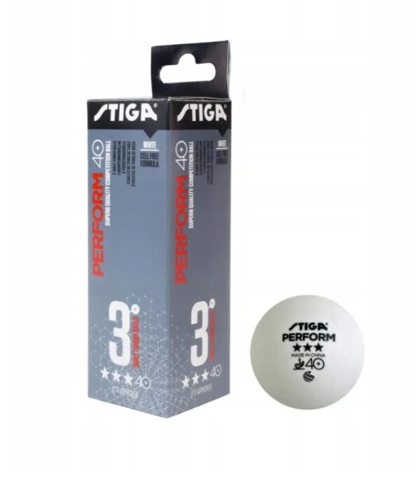 PIŁECZKI do TENISA STOŁOWEGO ping ponga turniejowe ligowe 3 szt. STIGA 3***