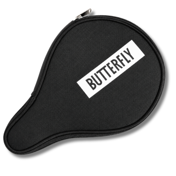 POKROWIEC NA RAKIETKĘ DO TENISA STOŁOWEGO BUTTERFLY CZARNY Logo Case Round