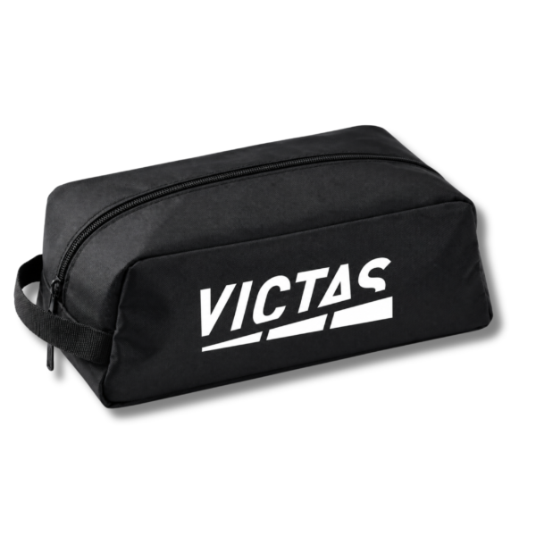 torba victas na buty TORBA na HALOWE BUTY do TENISA STOŁOWEGO CZARNA z suwakiem uchwytem VICTAS