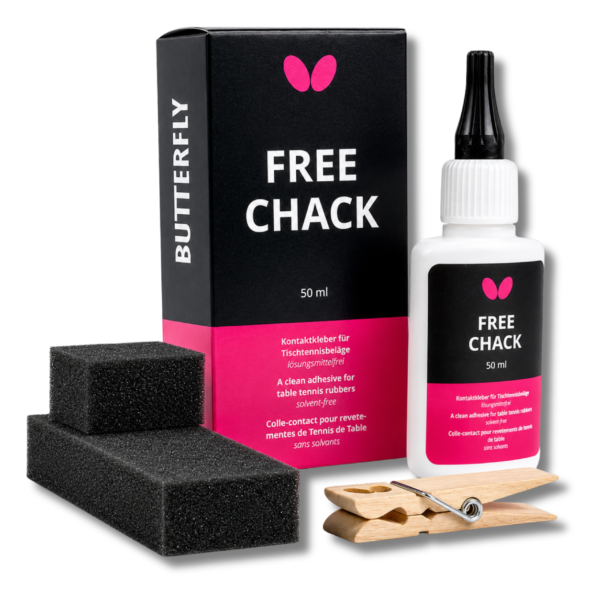 klej butterfly free chack 50ml KLEJ DO TENISA STOŁOWEGO DO OKŁADZINY RAKIETKI Butterfly Free Chack 50 ml